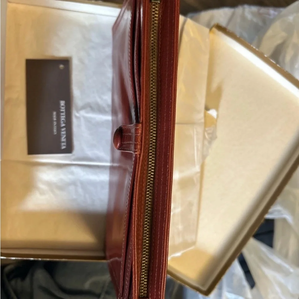 Vintage Bottega Veneta Brown Leather Bag NWT